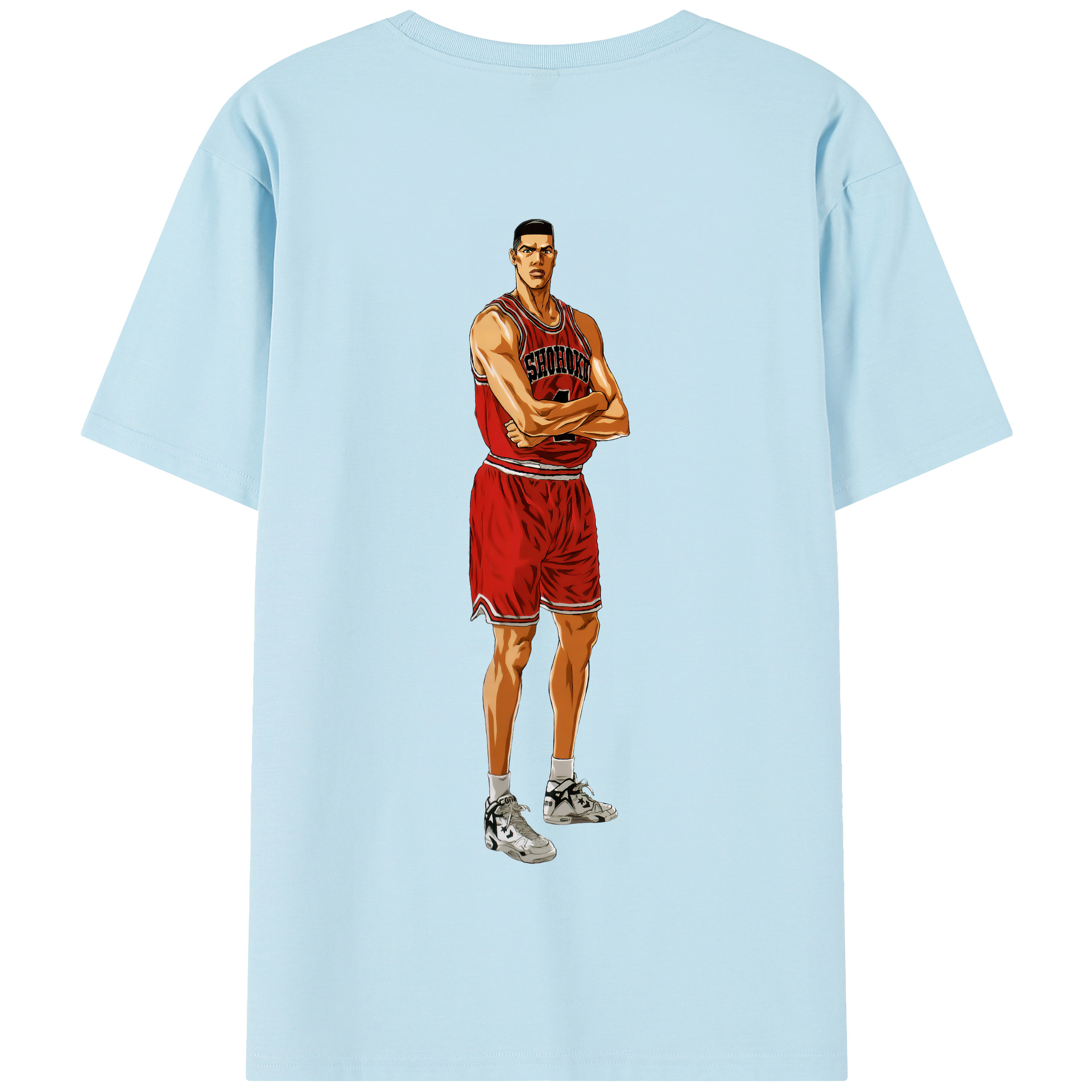 （画像用） SLAM DUNK／スラムダンク 綿100％半袖Tシャツ（背面プリント）
